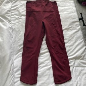 Lululemon Align Highwaisted 3/4 Leggings with Sheer Sides